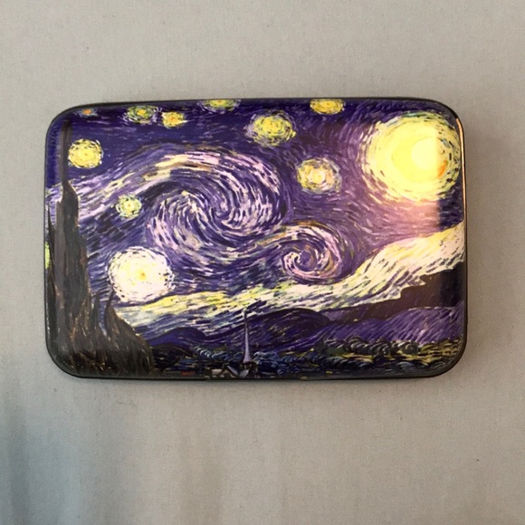 Armored Wallet Accessories - Armored Wallet with Van Gogh Starry Nights